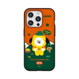 [S2B] BT21 Green Planet Magnet Card Case-Smartphone Bumper Card Storage Wallet iPhone Galaxy Case-Made in Korea